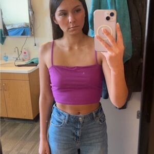 Forever 21 Purple Women's Crop Top